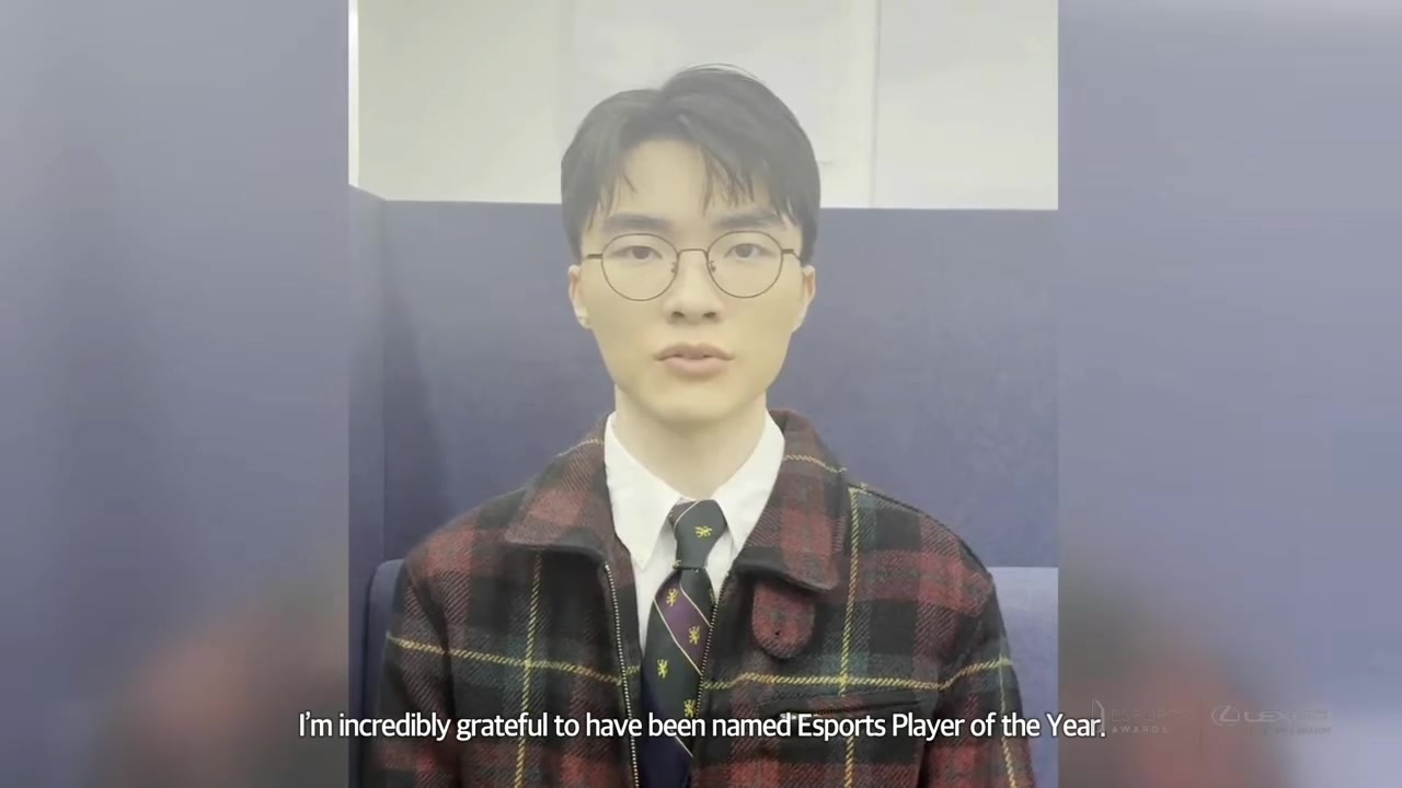 Esports Awards PC电子竞技年度最佳选手：Faker